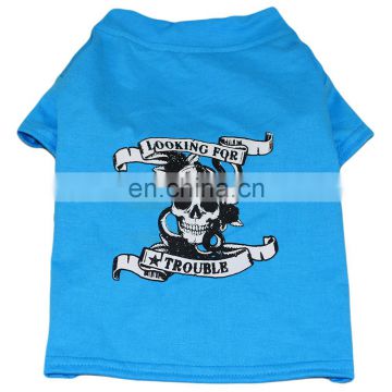14 16 18 20" inch blue big pet t-shirt new design cheap dog clothes