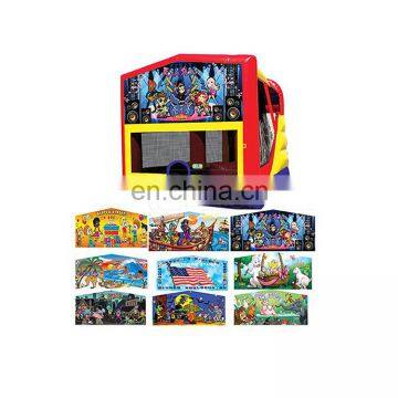 13 by 13 promotional module modular inflatable bounce house banner art panel for inflatable