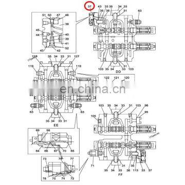 FOMI LR01157 CX460 CX470C CX490C CX500C CX470B Valve Body