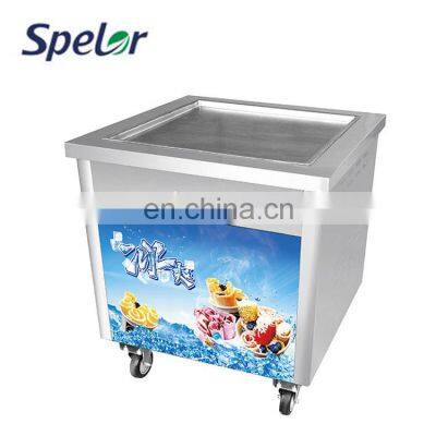 New Design China Made Fried Ice Cream Cart Roll Maker Cart Fry Machine