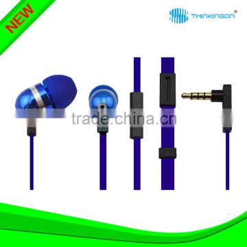 Blue stereo headphone with super bass performance sound