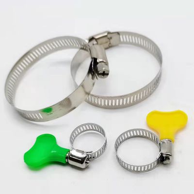 Stainless steel American worm drive hose clamp