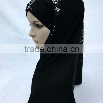 A455 beaded hijab cap