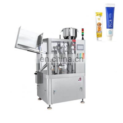 watsapp +86 15140601620 tube filling sealing machine for handcream tooth paste petfood