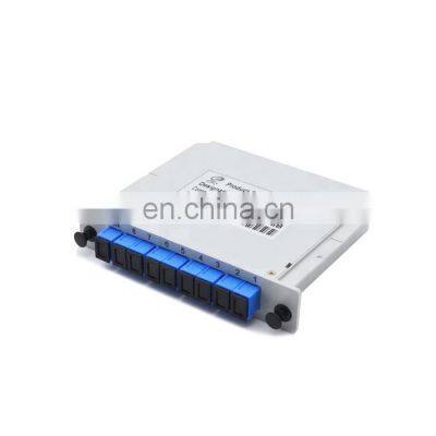 1*8 Optical Splitter SC/UPC APC Fiber Cassette PLC Splitter Box With Insert Type