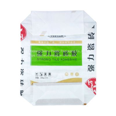 Big Biodegradable Recycled Plastic Laminated/Laminate PP Woven Packing Cement Valve Powder Bags