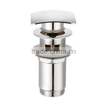 (K726-F)Vanity Bathroom Push Button Bath Waste Square Bath Waste Automatic Drain Valve