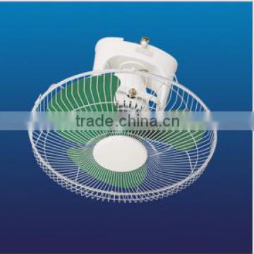 Electric oscilating fan wall mounted with remote control and DC electric line wholesale from china