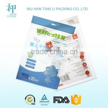 top quality custom printing HDPE/LDPE sanitary pad pouch