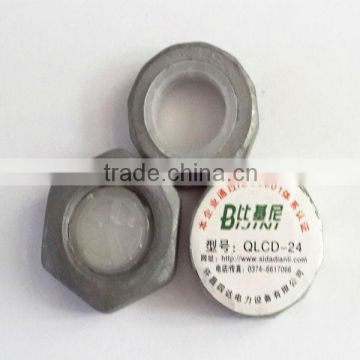 M20 transmission tower hexagonal anti-theft nut with spring & ball
