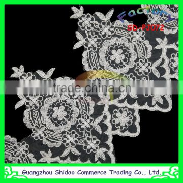 Wholesale export guipure embroidery french net lace trim
