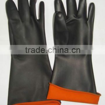 HOT ! Latex Industrial thickness safety gloves for hand protection