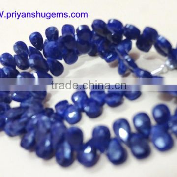 Sodalite Faceted Pear