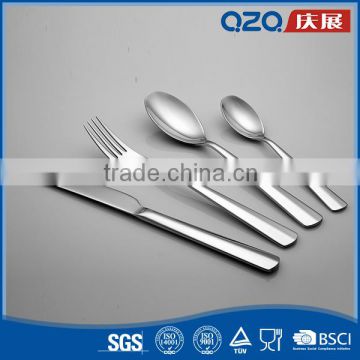 Everyday use mirror polish stainless steel cutlery spoon and fork stand