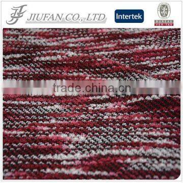 Jiufan Textile New Pattern Acrylic Polyester Fabric High Quality Knit Hacci Fabric for Sweater