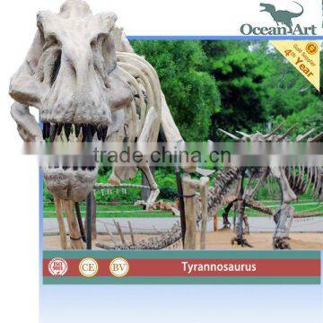 lifesize t-rex dinosaur skeleton model