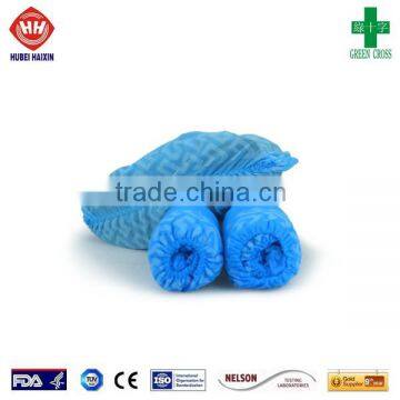 Nonwoven non skid disposable shoe covers