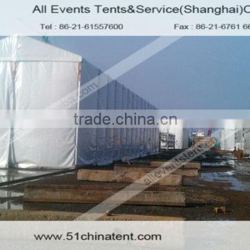 Retractable warehouse tent made in China