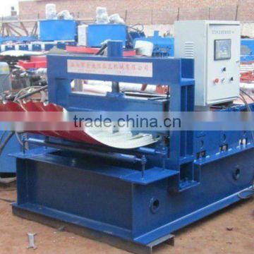 blue arc sheet metal curving Forming Machine with PLC control