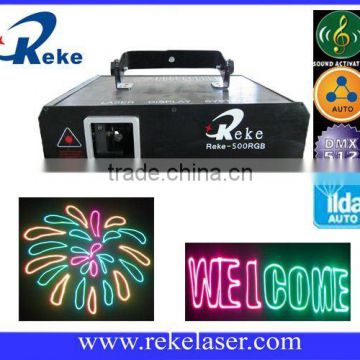 650mW full color cheap rgb scanner animation stage laser light