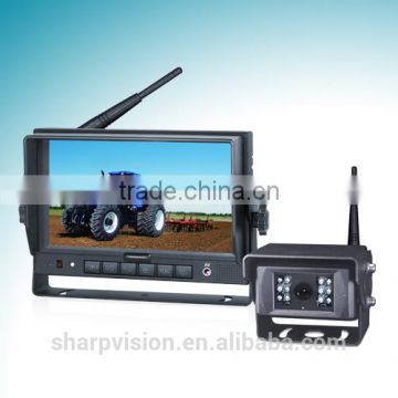 7 inch 2.4GHz digital cctv wireless camera system