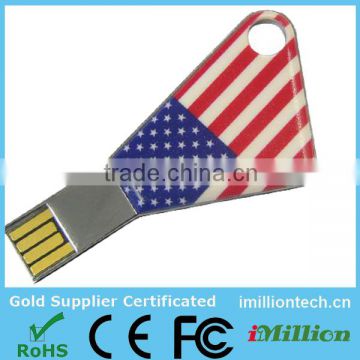 small Key shaped usb stick logo free 4GB wholesale cheap, high quality free sample 4gb ,cheapest price 4gb usb stick
