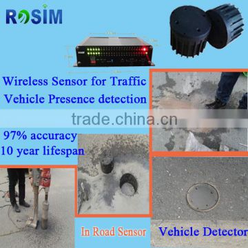 Rosim Wireless Traffic Magnetometer for All types of Vehicle Detection with 10- year Battery Lifespan