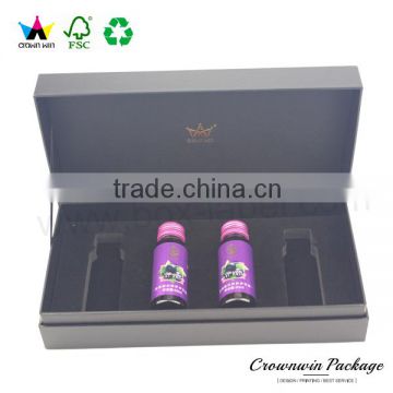 Luxury customized hand made health care products packaging box