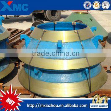 High Manganese Mantle and Bowl Liner for Cone Crusher Spare Parts machine
