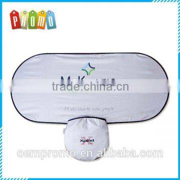 Promotional Polyester Car Windshield Sun Shade, Front Window Car Shade