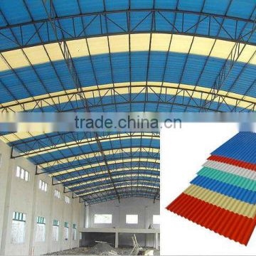 Anti corrosion PVC corrugated roofing sheet