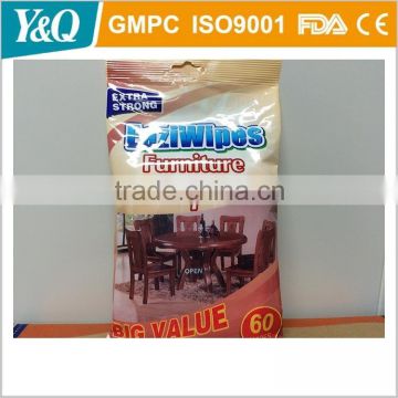 china supplier high quality furniture wipes bag