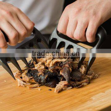 Food grade PC bbq meat claw handle forks bear paw claw