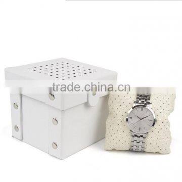 Chinese factories wholesale custom high-grade PU leather watch box, white gift box