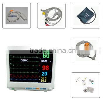 CE approved 6-Parameter Patient Monitor /BP monitor/ECG monitor RPM-9000E