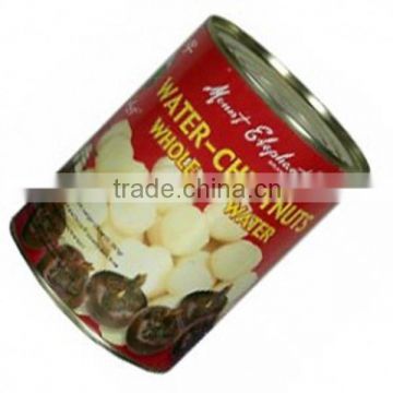 vegetable food product canned water chestnut