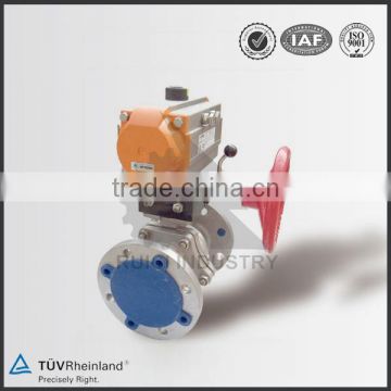 pneumatic actuator ball valve pneumatic butterfly valve