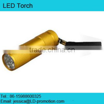LED torch aluminum alloyed