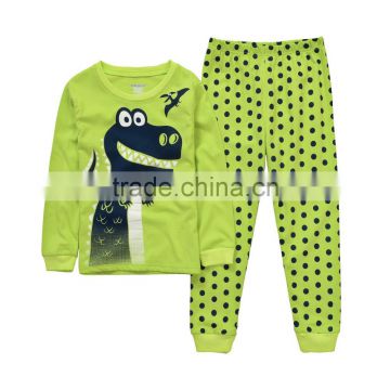 S15870A baby kids cotton pajamas 2017 organic sleepwear