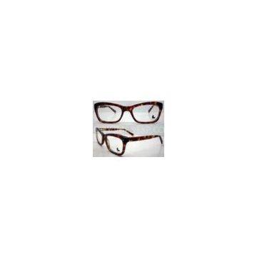 Fashionable Leopard Handmade Acetate Optical Eyeglasses Frames For Women