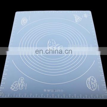 non-stick kitchen silicon mats with scale line