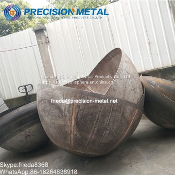 high quality Best price large hemispherical tank heads for fire pits
