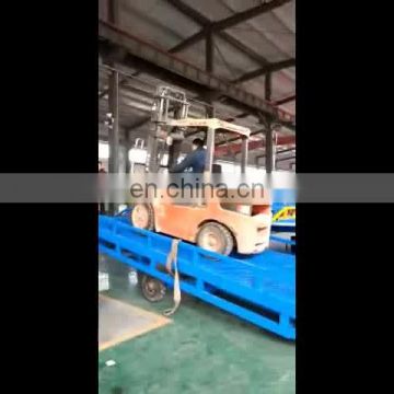 7LYQ Shandong SevenLift 10 ton mobile forklift loading hydraulic pump part dock ramp