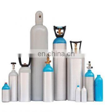 5 litre ISO9809 industrial high pressure seamless steel gas cylinder with valve,oxygen co2 ar n2o n2 gas filling,gas cylinder