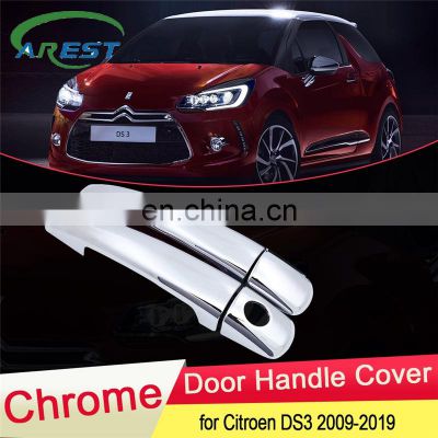 for Citroen DS3 2009 2010 2011 2012 2013 2014 2015 2016 2017 2018 2019 Chrome Door Handle Cover Exterior Trim Car Accessories
