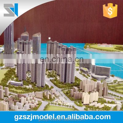 Plastic Hongkong city planning architectural models for sale