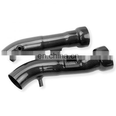 High Quality Carbon Fiber Intake Pipes  For Nissan 370Z Z33 Infiniti G37 Coupe 09-13 For Auto Performance
