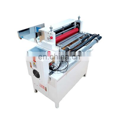 Automatic printed label roll to sheet cutting machine