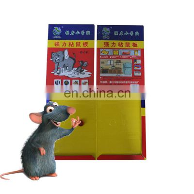 OEM Concealed Sticky Mouse Board Mouse Killer Rat Glue Trap Peanut Smell Black Mousetrap Glue Trap