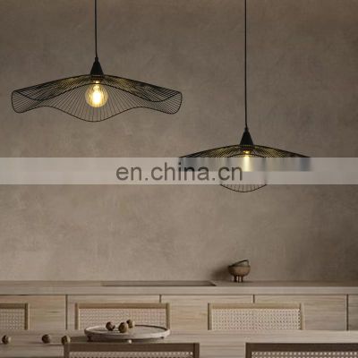 HUAYI Factory Price 60w Indoor Living Room Hotel French E27 Modern Ceiling Chandelier Pendant Light